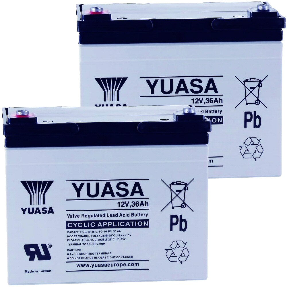 Invacare Cruiser Plus Mobility Scooter Batteries | 2 Pack