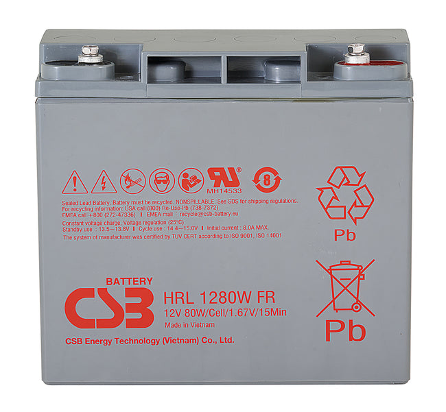 CSB HRL1280W battery 12V 80W