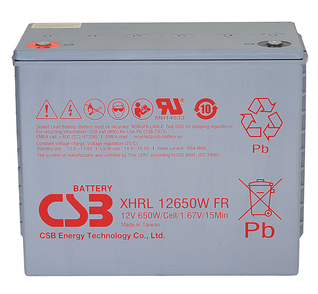 CSB XHRL12650W 650W Extreme High Rate Long Life Battery