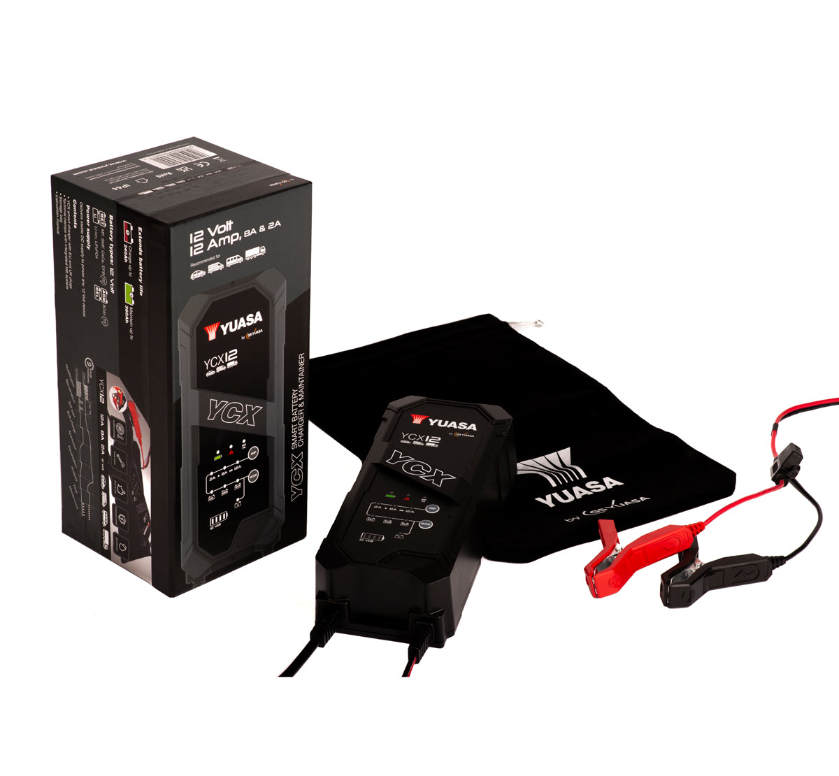 Yuasa YCX12 12V 12Ah Smart Charger