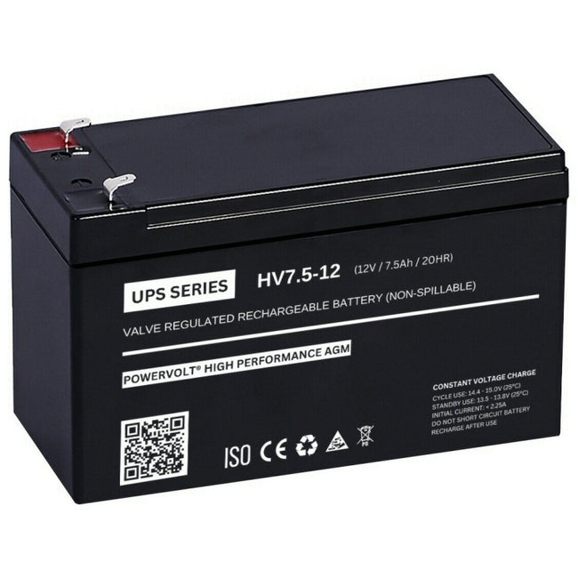 12v 7.5Ah UPS Battery HV7.5-12