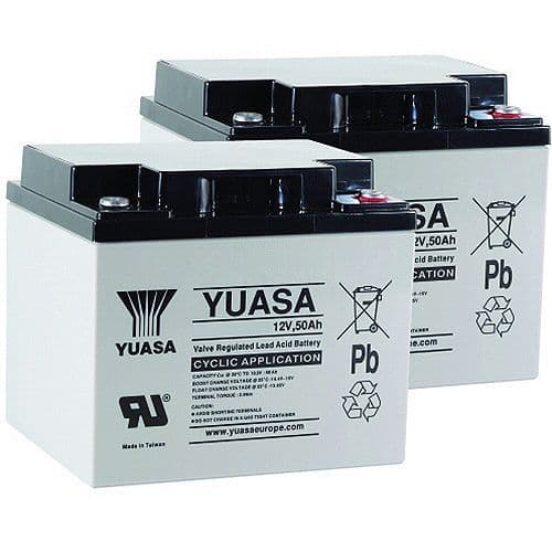 12v 50Ah Mobility Scooter Batteries Yuasa