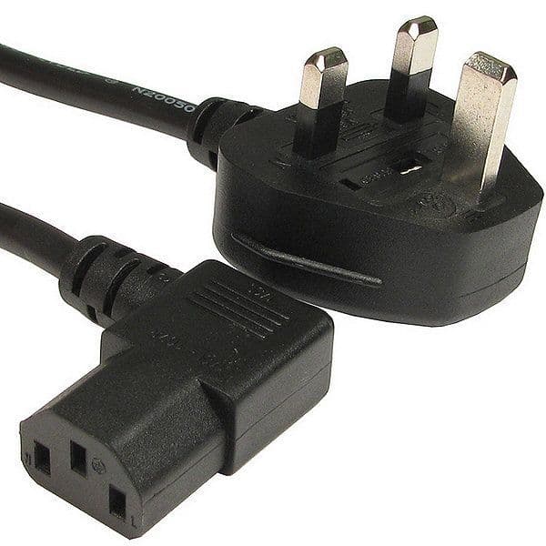 Find Great Deals on 13A Plug to right-angled IEC leads in stock ...